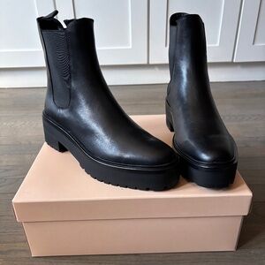 Loeffler Randall Reggie Chelsea boot in black